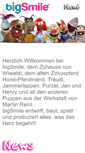 Mobile Screenshot of bigsmile.de